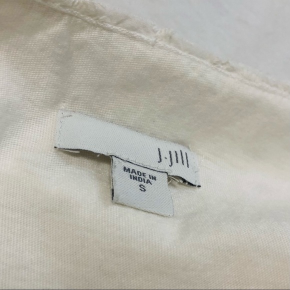 J. Jill Eyelet Tank Top Blouse Layered White - Picture 4 of 5